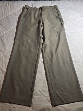 Counterparts Classic Dress Pants Light Brown Womens 2 Button Slant Pockets 12